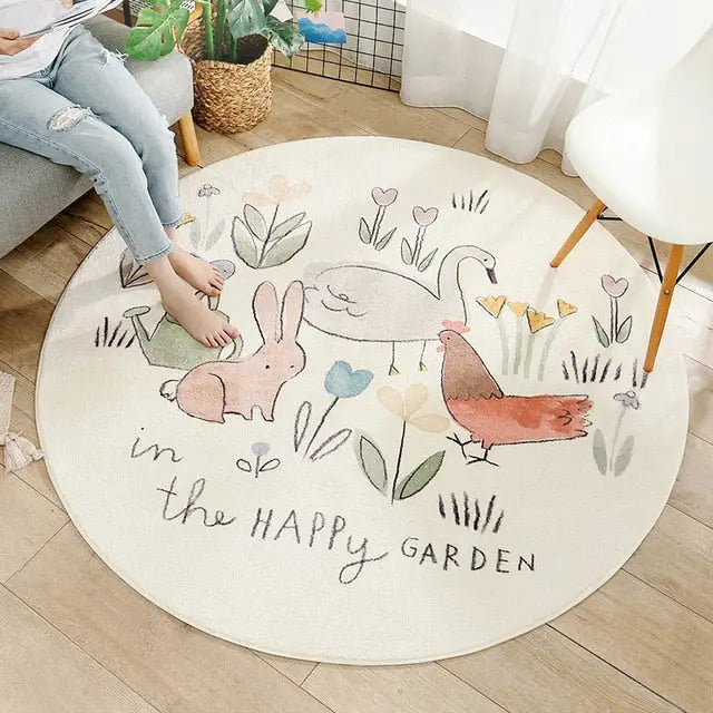 Tapis enfant aux couleurs douces - kidyhome