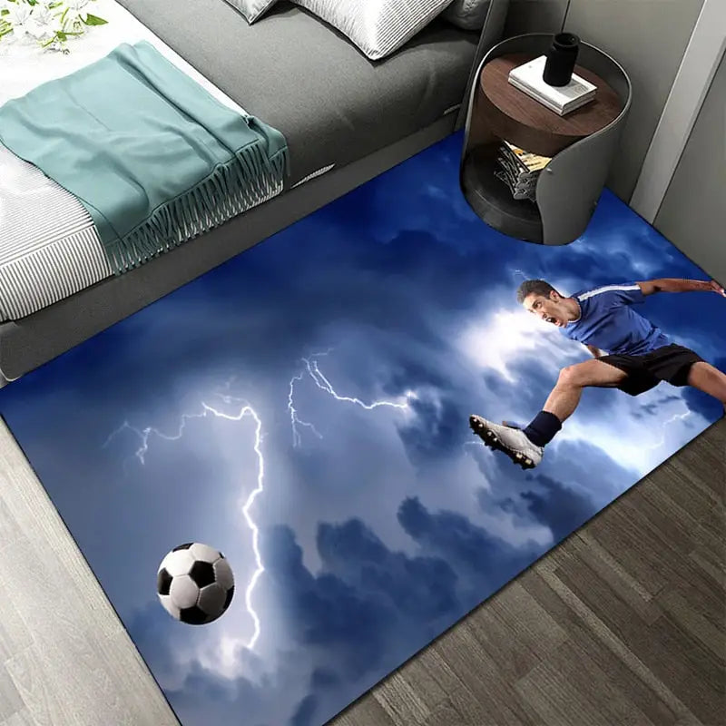 Tapis thème football - kidyhome