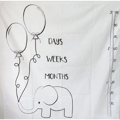 Toiles photo étapes croissance de bébé - kidyhome