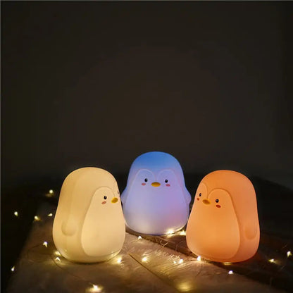 veilleuse nomade pingouin rechargeable USB - kidyhome
